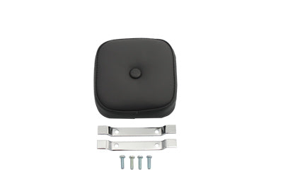 Corbin Gentry Mini Muffin Sissy Bar Pad with Chrome Bracket Set - 2-Inch Thickness