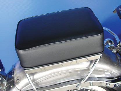 Corbin Gentry Black Luggage Rack Pad Kit with Quick Release Clamps for Harley Davidson EL and FL Models