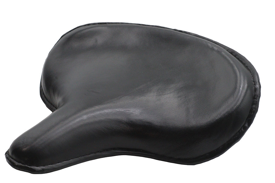 Ultima Leather Saddle Solo Seat Black - 17 Inch Wide, Premium Motorcycle Seat by Ultima Part 76-3