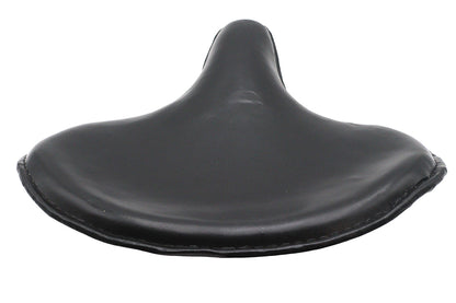 Ultima Leather Saddle Solo Seat Black - 17 Inch Wide, Premium Motorcycle Seat by Ultima Part 76-3