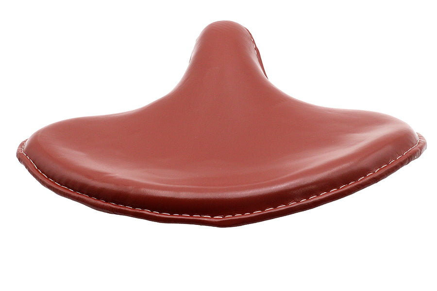 Ultima Leather Saddle Solo Seat Brown - 17 Inch Wide Motorcycle Seat with Durable Leather