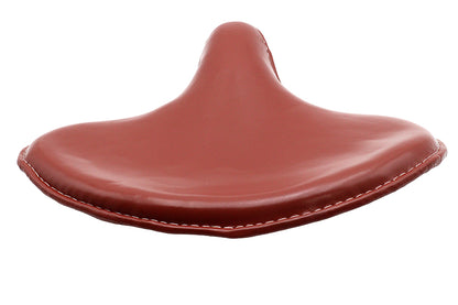 Ultima Leather Saddle Solo Seat Brown - 17 Inch Wide Motorcycle Seat with Durable Leather