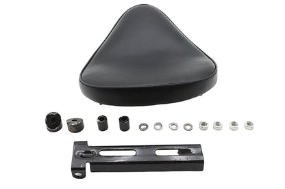 Ultima Leather Saddle High Noon Solo Seat Black (Part #76-743)