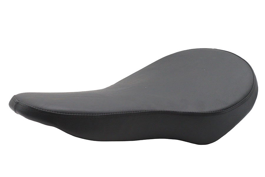 V-Twin Factory Sample Black Naugahylde Thin Profile Buddy Seat for Harley Davidson FL Models