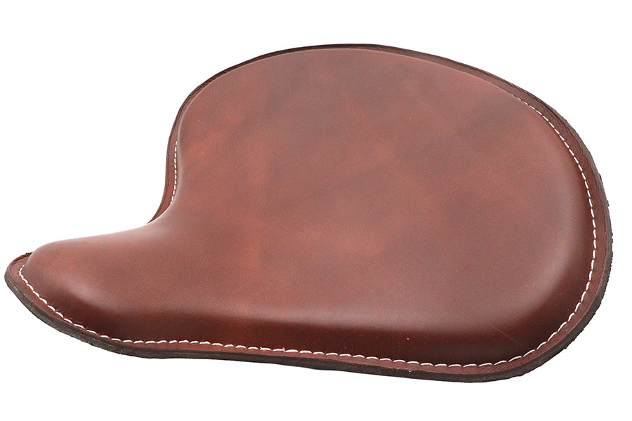 V-Twin Factory Sample Brown Leather Solo Seat for Harley Davidson Scout (2015-2026)