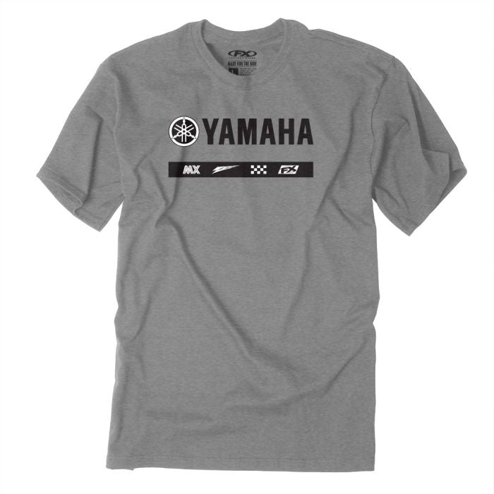 Factory Effex Yamaha Alpha T-Shirt - Heather Gray, Medium
