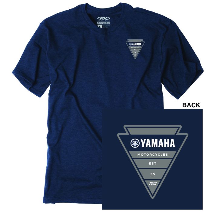 Factory Effex Yamaha Arrow T-Shirt Navy Large - Comfortable Casual Wear