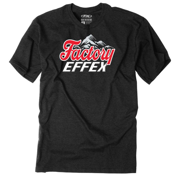 Factory Effex FX Rockies T-Shirt in Black, Extra Large – Durable and Comfortable Motorcycle Apparel