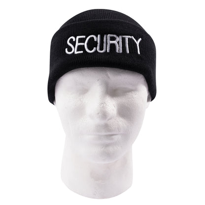 Rothco Public Safety Embroidered Watch Cap with Security Emblem - Cold Weather Beanie for Security and Police