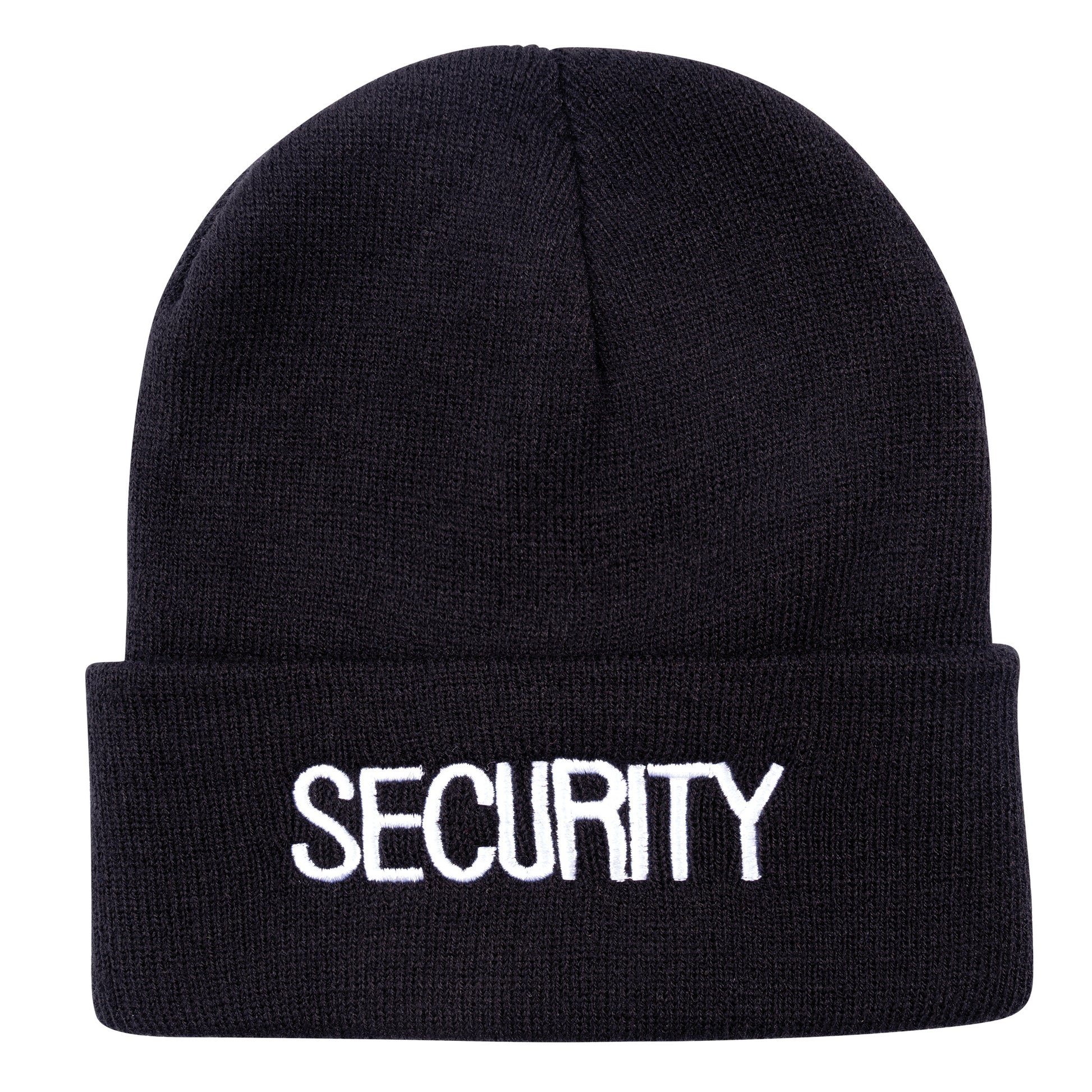 Rothco Public Safety Embroidered Watch Cap with Security Emblem - Cold Weather Beanie for Security and Police
