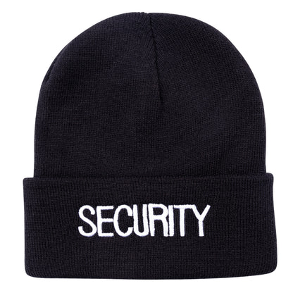 Rothco Public Safety Embroidered Watch Cap with Security Emblem - Cold Weather Beanie for Security and Police