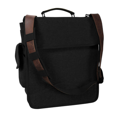 Rothco Vintage M-51 Engineers Bag Black with 16L Capacity and Adjustable Shoulder Strap