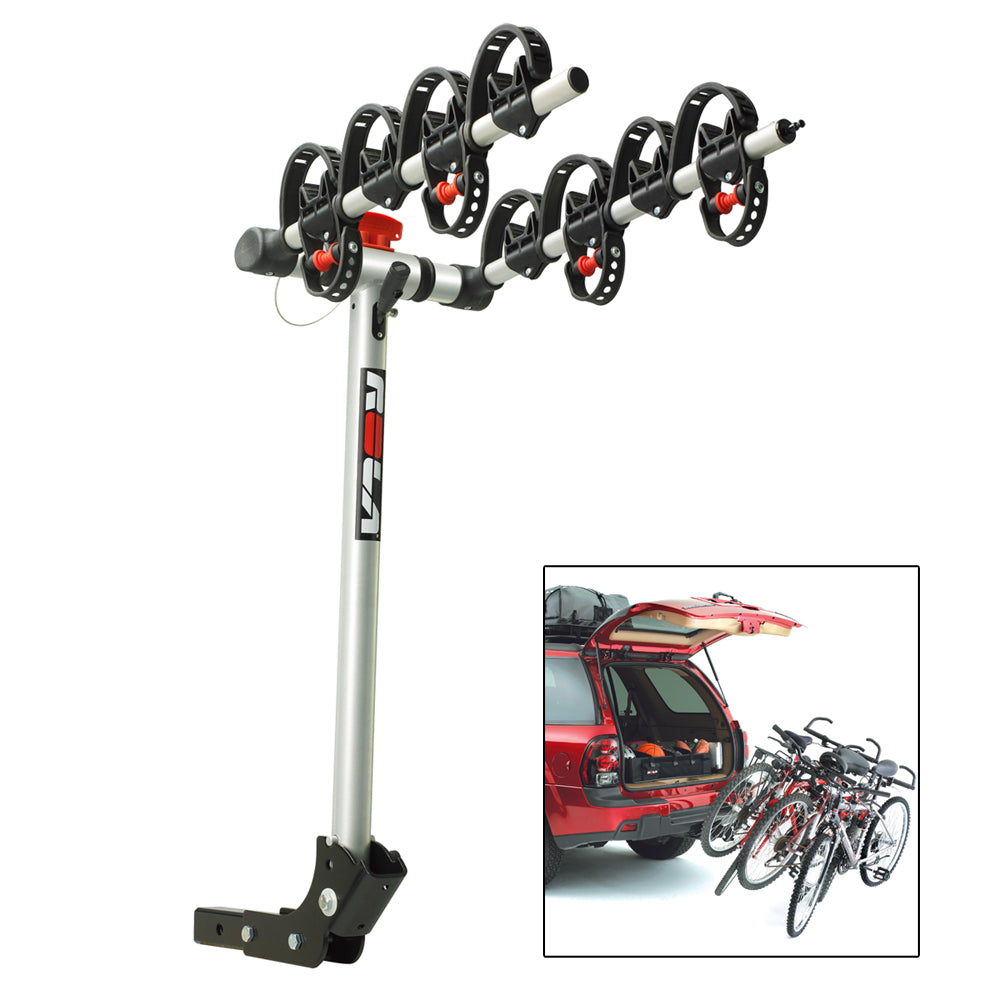 ROLA 59401 Bike Carrier - TX with Tilt & Security for 4 Bikes, Hitch Mount