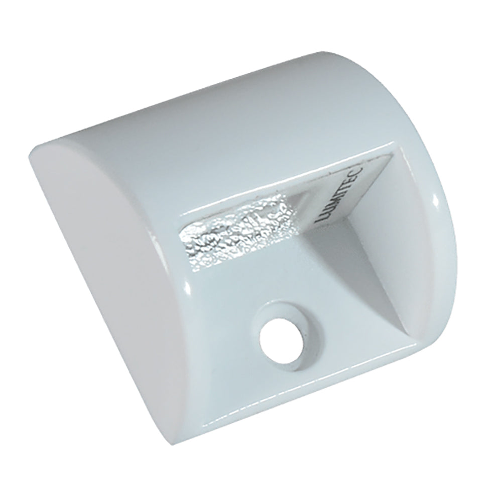 Lumitec Andros Courtesy Light - White Powder Coat Finish - Blue Non-Dimming LED Accent Light