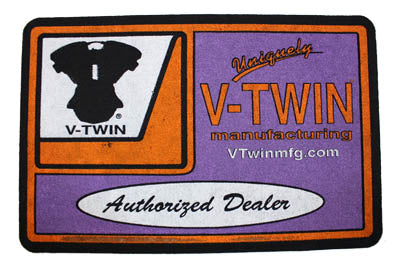 V-Twin Authorized Counter Mat – 18 x 24 Inches with Logo and Rubber Backing