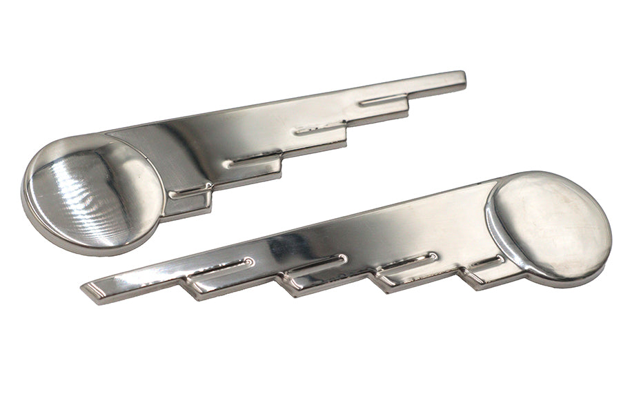 V-Twin Polished Stainless Steel Speed Ball Wing - 1-1/2 Inch Wide