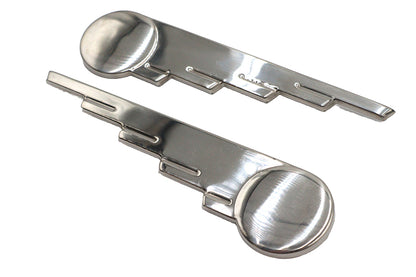 V-Twin Polished Stainless Steel Speed Ball Wing - 1-1/2 Inch Wide