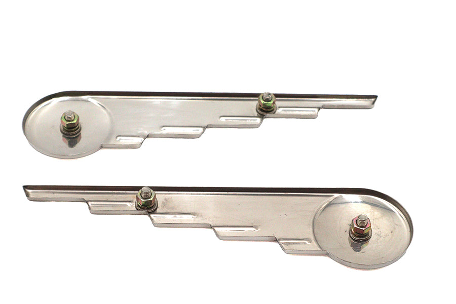 V-Twin Polished Stainless Steel Speed Ball Wing - 1-1/2 Inch Wide
