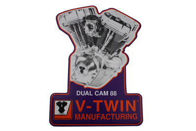 V-Twin Dealer Marketing Dual Cam TC-88 Plaque