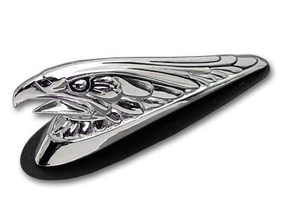 V-Twin Eagle Front Fender Tip Ornament Chrome Part 91-6608C