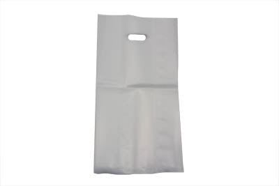 V-Twin Clear Shop Bags - 8 x 16 Inches, Pack of 50