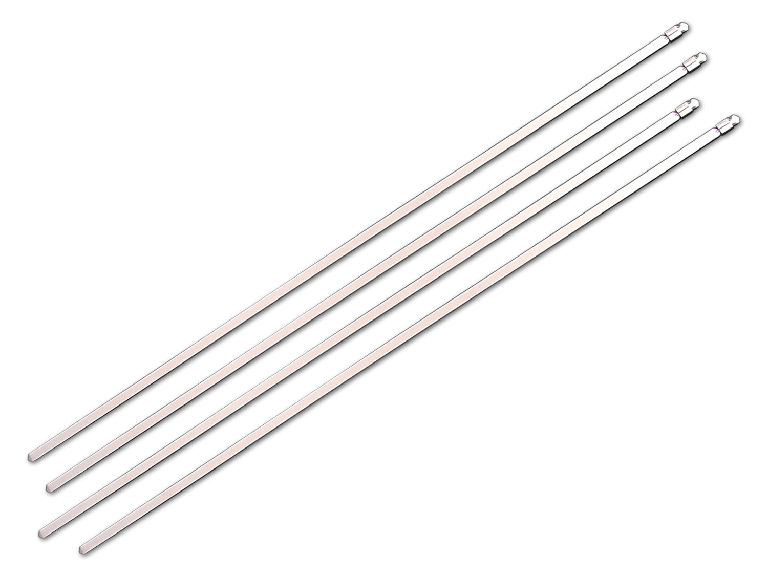 Accel 40213A 14-Inch Stainless Steel Self-Locking Tie Wraps for Exhaust Heat Shields