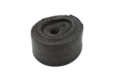 V-Twin Black Exhaust Wrap Part HFN2.00BK25 – Heat-Reducing Exhaust Insulation