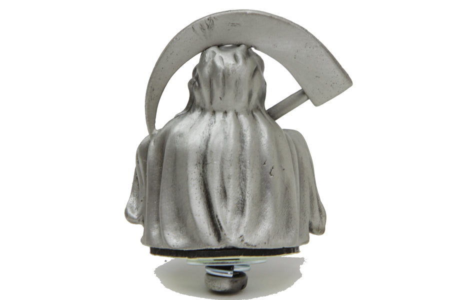 V-Twin Grim Reaper Front Fender Top Ornament Silver - Part 48-0135