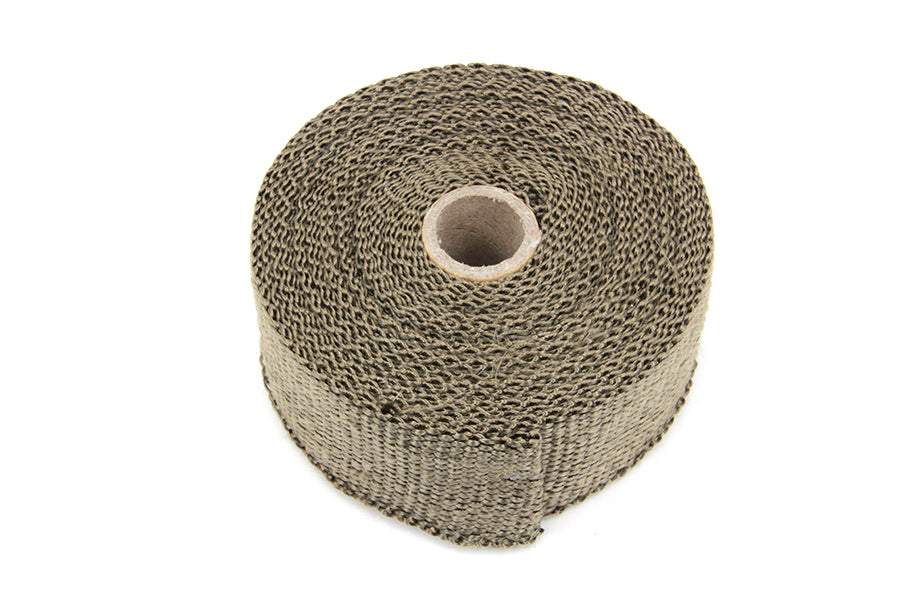 V-Twin Copper Fiberglass Exhaust Wrap - Part No. 40219A, 25 ft x 2 in Roll