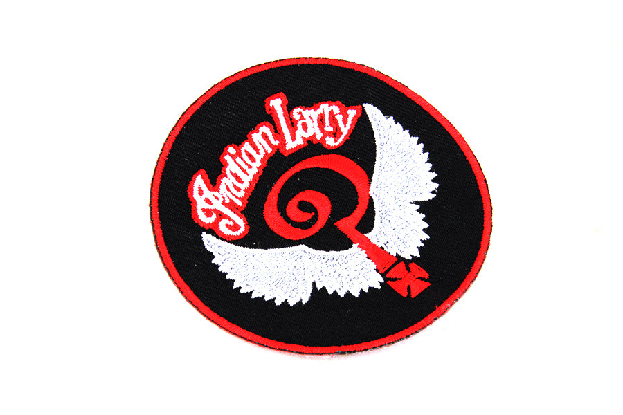 V-Twin Indian Larry Patch Set - 3 Inch Wide Motorcycle Patches for Clothing and Accessories