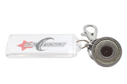 V-Twin Bearing Design Keychain with Silver Finish – Part Number X63-6240CK