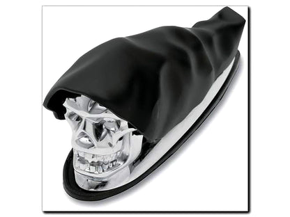 V-Twin Chrome Skull Fender Ornament Part #77719