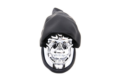 V-Twin Chrome Skull Fender Ornament Part #77719