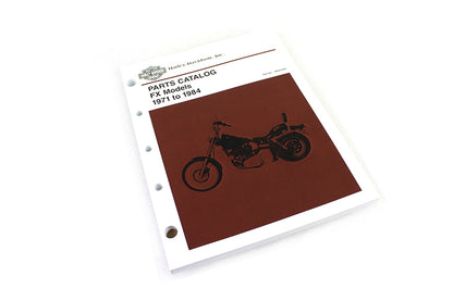 OE Harley Davidson 1971-1984 FX Parts Manual - Cross Reference 99455-83C