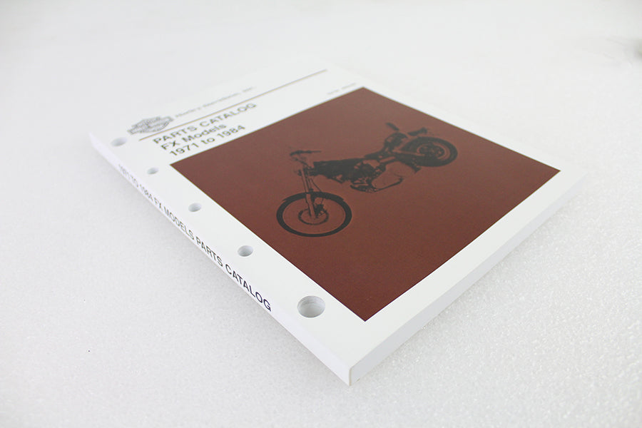 OE Harley Davidson 1971-1984 FX Parts Manual - Cross Reference 99455-83C