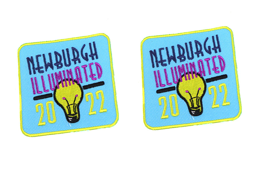 V-Twin Newburgh Illuminated 2022 Patch - Motorcycle Emblem with Adhesive Backing