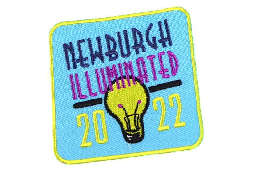 V-Twin Newburgh Illuminated 2022 Patch - Motorcycle Emblem with Adhesive Backing