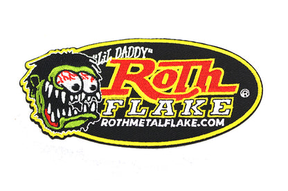 V-Twin Roth Flake Patch Set - Motorcycle Embroidery Patches for Clothing and Accessories