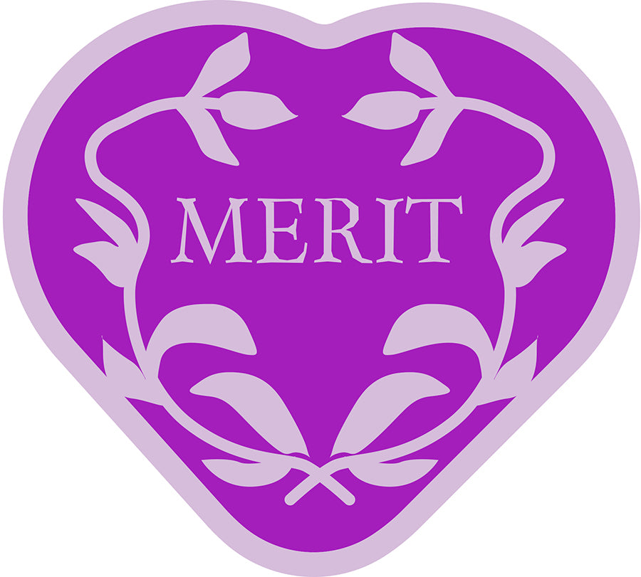 V-Twin Purple Heart Merit Patch Set - Pair of Embroidered Motorcycle Patches
