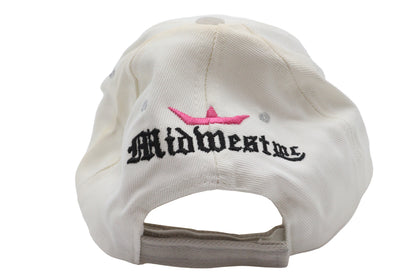 Midwest Motorcycle Supply Adjustable Pink Hat - Stylish Motorcycle Headwear