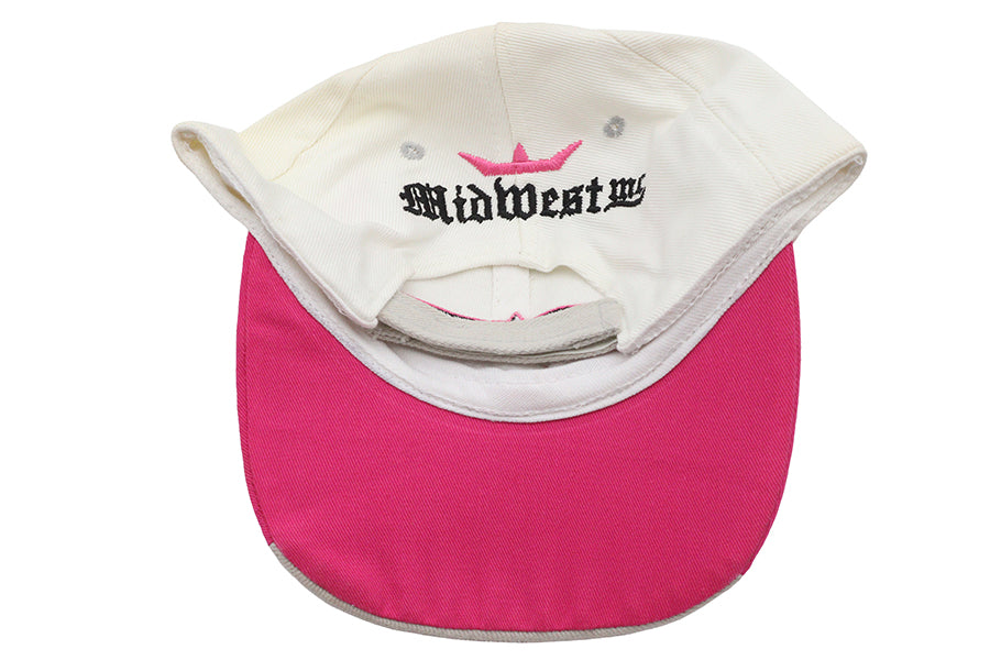 Midwest Motorcycle Supply Adjustable Pink Hat - Stylish Motorcycle Headwear