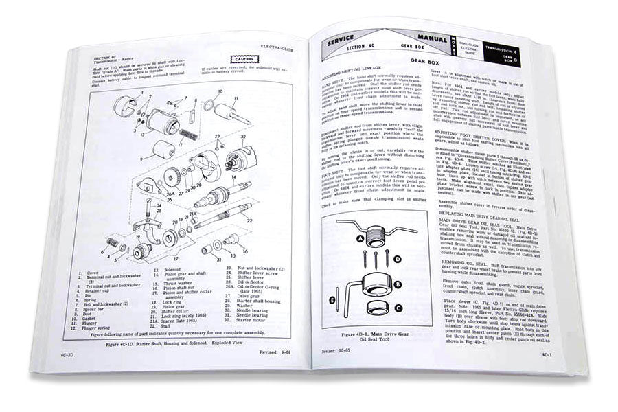 V-Twin 1959-1969 FL Harley Davidson Factory Service Manual - Comprehensive Repair Guide