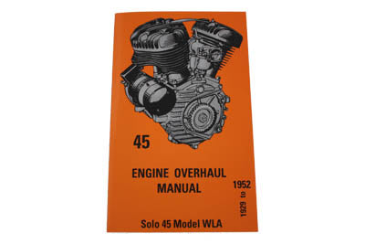 V-Twin Engine Overhaul Manual for Harley Davidson WL Models (1929-1938)