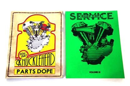 V-Twin Big Twin Shop Dope Manual, Volume 3 for Harley Davidson FL 1941-1950