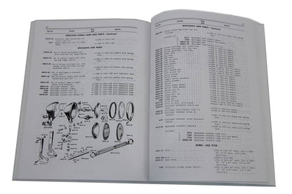 V-Twin 345851-2A 1947-1957 UL-FL SV Knucklehead Spare Parts Book