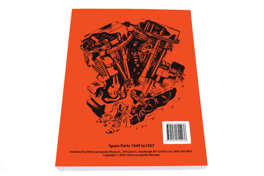 V-Twin Spare Parts Book for 1949-1957 Harley Davidson Panhead (Part #345852-2A)