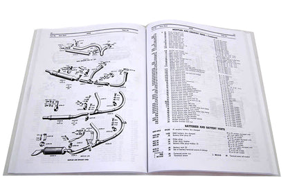 V-Twin Spare Parts Book for 1949-1957 Harley Davidson Panhead (Part #345852-2A)