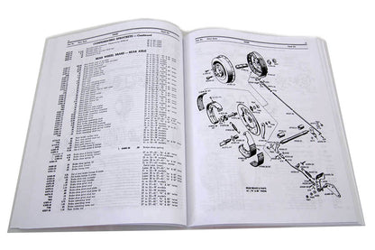 V-Twin Spare Parts Book for 1949-1957 Harley Davidson Panhead (Part #345852-2A)