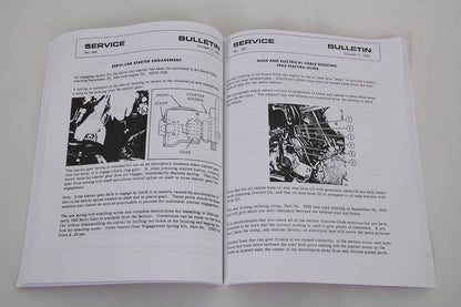 V-Twin Factory Service Bulletin for 1957-1969 Harley Davidson FL Big Twins