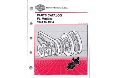 OE Harley Davidson Factory Parts Manual for 1941-1984 FL - Genuine Factory Service Guide